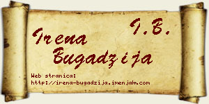 Irena Bugadžija vizit kartica
